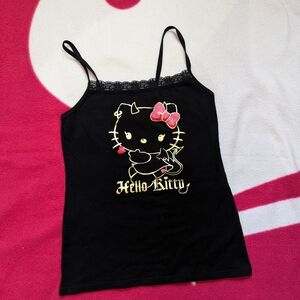 Hello Kitty Black Devil Design Tank Top